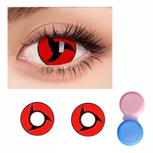 Pupilente Halloween Sharingan Itachi Incluye Estuche Y Envío