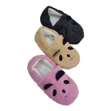 Pantufa Sapato Adulto De Bichinhos Com Pelinho Super Quente