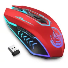 Uhuru Mouse Para Juegos, Mouse Inalambrico Para Juegos Con 6