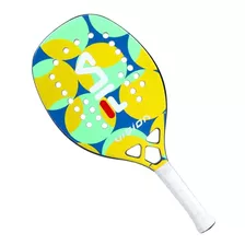 Raquete De Beach Tennis Fila Vision Glass Verde E Amarelo