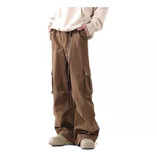 Parachute Soldier Overalls Loose Wide Leg Straight Trousers