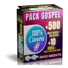 Super Mega Pack Gospel Social Mídia Cultos 100% Canva 