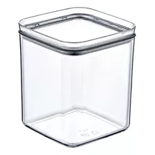Canister Contenedor Hermético 1 Lt Square Crystal