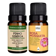 Kit Óleo Essencial Pinho Sibéria + Vegetal R. Mosqueta 10ml