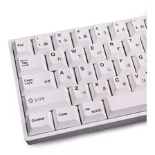 Teclado Mecanico 135 Teclas Blanco Japonés Cherry