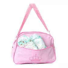 Conjunto Para Bebê Reborn Com 02 Fraldas Com Bolsa Maternida