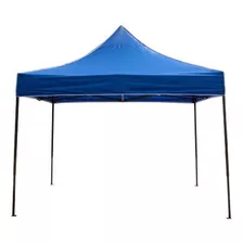 Tenda Arcani Sanfonada Gazebo 3x3 Articulada Pesca Barraca Praia Cor Azul