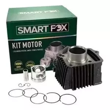 Kit Cilindro Motor Shineray Xy50q/traxx 50cc Preto C/juntas