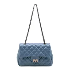 Bolsa Clutch Feminina Couro Legítimo Transversal Matelasse