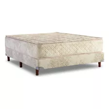 Colchón Y Sommier Litoral Terra Pillow Top 140 X 190 -2 Pz