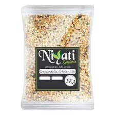 Tempero Salsa Cebola Alho Mix Natural Desidratado 1kg Niyati