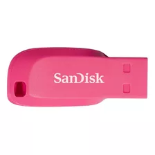 Pendrive Sandisk Cruzer Blade 16gb 2.0 Rosa Eléctrico