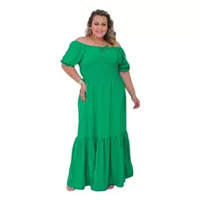 Plus Size Vestido Y Macacao Vestido Longo Plus Blogueira