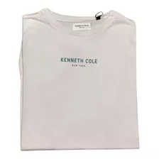 Playera De Cuello Redondo Blanca 04 Kenneth Cole Para Hombre