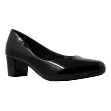 Zapatilla De Tacon Negra Zapatos Mujer Beira Rio 4777409