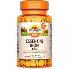 Sundown | Essential Iron | 65mg | 120 Tabletas