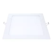 Plafon Luminária De Teto 18w Embutir Quadrado Led Avant Pop Branco Neutro 4000k 100v/240v