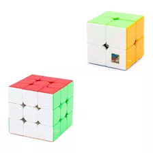 Cubo Mágico 2x2x2 + 3x3x3 Moyu Meilong (2 Cubos)