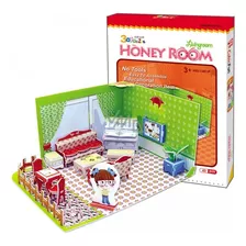 Puzzle 3d Cubicfun - Honey Room - Livingroom