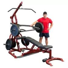 Body Solid Glgs100p4 Corner Leverage Gym Package