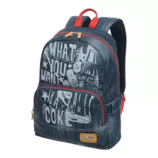 Mochila Costas Coca-cola Bleach Cor Azul