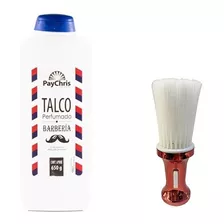 Talco De Barberia + Bota Pelo Con Talquera