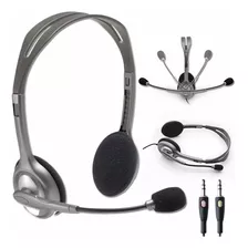 Auriculares Headset Logitech H110 Microfono Skype 3.5 Mm