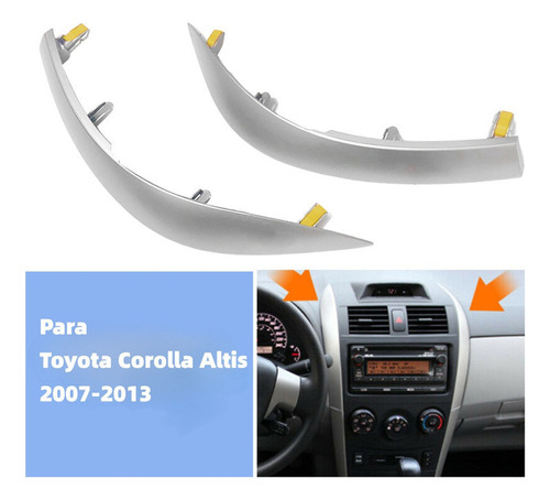 Embellecedor De Tablero Central De Toyota Corollaaltis 2009- Foto 3