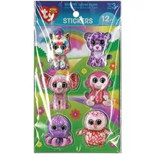 Darice Bb0046s Girl Beanie Boos Stickers Paquete De 12