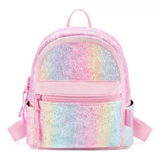 Mibasies Mini Mochila Para Niñas Niños Monedero Arco Iris