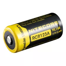 Bateria Nitecore Rcr123 16340 Rcr123a Li-ion Nl166 3,7 V