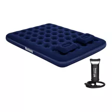 Colchón Inflable Queen Size 203 Cm Con Almohadas Bestway