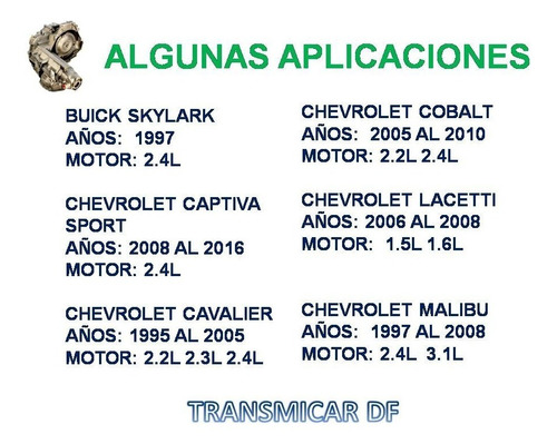 Filtro Y Junta 4t40e Malibu Cavalier Buick Skylark Lacetti Foto 4