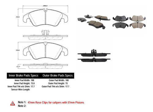 Pastillas Freno Audi S4 2009-2016 Delantero Foto 2