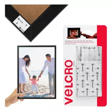 Suporte Adesivo Velcro Dupla Face Fixador De Quadro 16 Peças