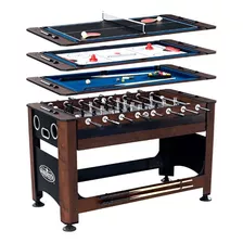 Mesa De Juegos Giratoria Barrington Futbolito Billar Pinpong