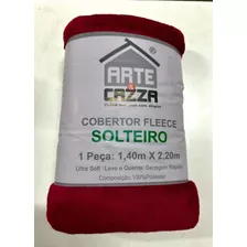 Cobertor Fleece Microfibra Solteiro 1,40x2,20m Arte & Cazza