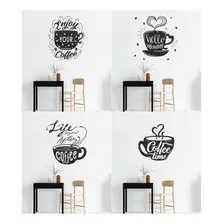 Vinilos Decorativos Cafe Coffee Tazas Frases Varios Modelos