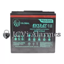 Bateria Gel Global 12v 27ah Tecnologia Agm Vrla Igual 24ah