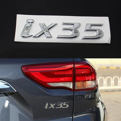 Para Compatible Con Hyundai Ix35 Emblema Calcomana Logo Foto 2