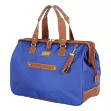 Steve Madden Global Wire Frame Satchel (azul)