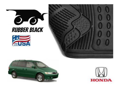 Kit Tapetes 3 Filas Honda Odyssey 2001 Rubber Black Original Foto 5