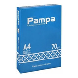 Resma Pampa A4 MultifunciÃ³n De 500 Hojas De 70g Color Blanco De 10 Unidades Por Pack