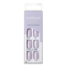 Uñas Press On - Kiss Impress Color Picture Purplect