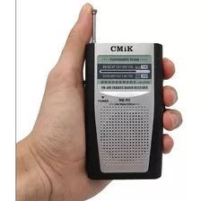 Radio Cmik Mk-r2 Analógico Portátil Color Negro