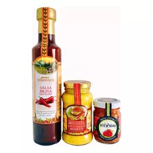 Combo Picante Salsa Brava + Mostaza Merken + Pasta Caprese