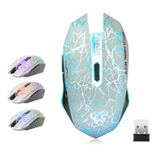 Vegcoo C10 Mouse De Juego Inalámbrico, Ratón Recargable De J