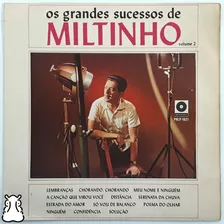 Lp Miltinho Os Grandes Sucessos Vol. 2 Disco De Vinil 1968