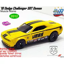 Hot Wheels Usado Hwargento '18 Dodge Challenger Srt Demon N3