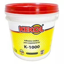 Adhesivo Vinilico Cola Carpintero K-1000 Envase De 4 Kg Para Madera Kekol Color Blanco No Tóxico